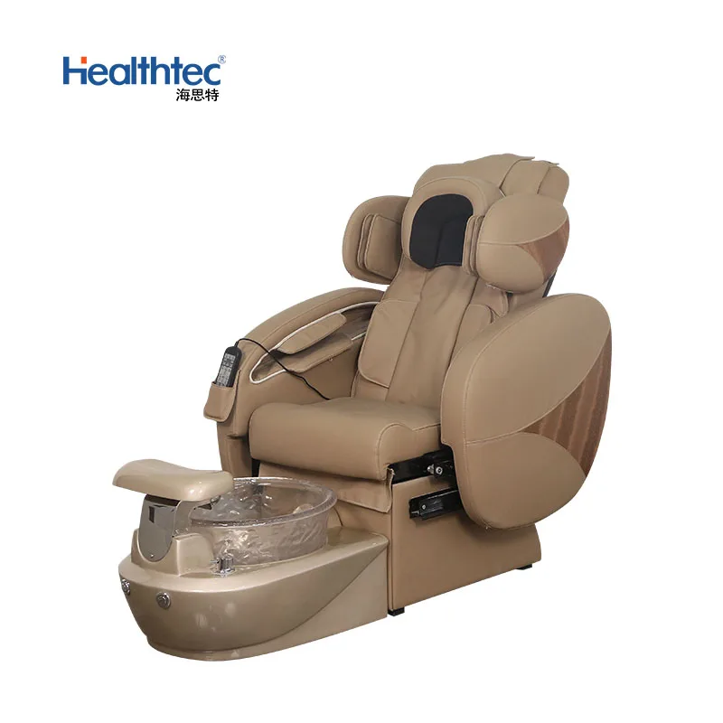 Healthtec Selling nail art equipment at a low price second-hand spa chairs multifunctional vibration massage pedicure chair