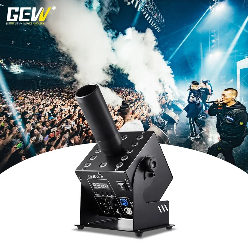 Hot Sale Stage Effect Dmx512 Control Led Smoke Fog Column Machine 12*3w Led Co2 Jet Machine For Club And Weddings