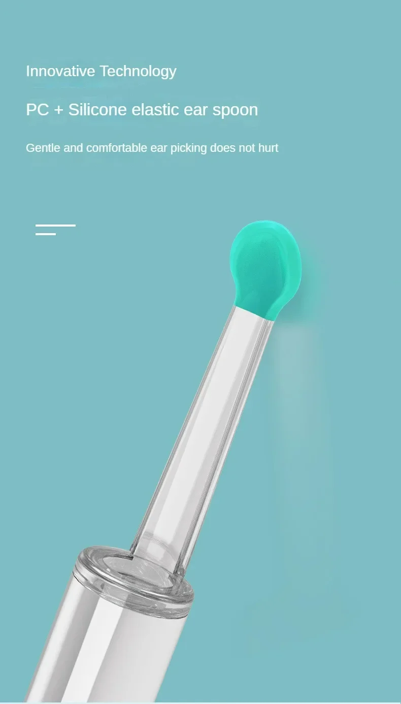 2024 Hot Sales Rechargeable Ear Cleaner Electric Baby LED Ear Pick Cleaner With Ear Endoscope Camera