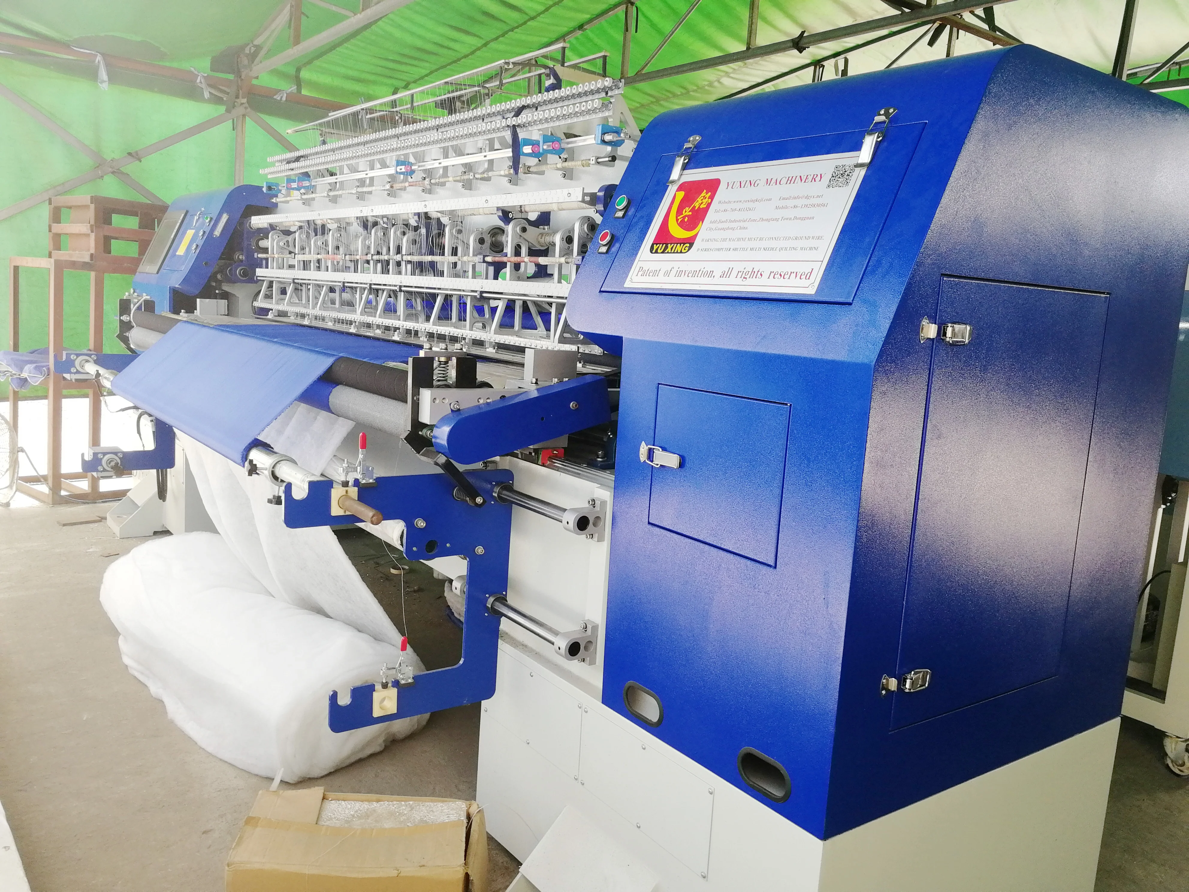 High Speed Computerized Shuttle Multi-needle Quilting Machine/Bed Sheet Making Machine