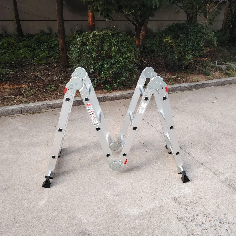 short ladder 12 steps aluminum ladder home ladder 3.5m