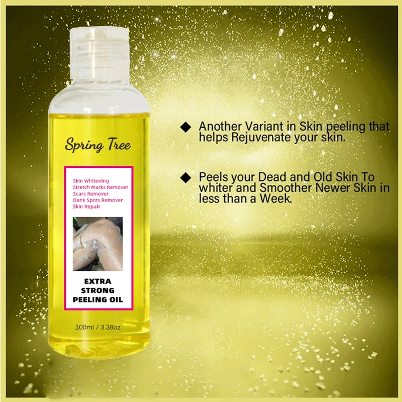 Super Strength Yellow Peeling Oil whitening Elbows Knees Hands Melanin Bleaching Dark Skin Strong Peeling Oil