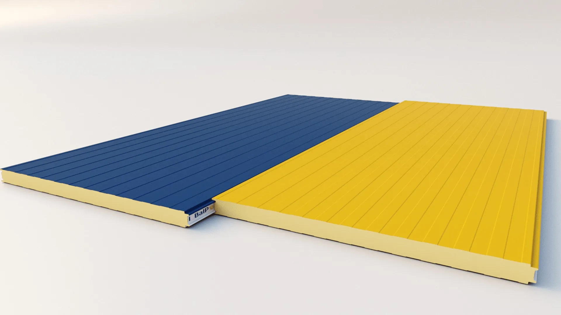 Factory Direct 100mm Thickness PUF PU Corrugated Panel Modern Design Sandwich Insulation Board Wall Roof Warehouse EPS PIR Foam