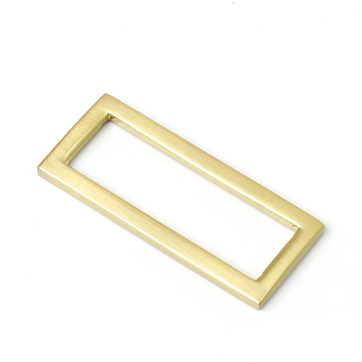 Sharp Edge Adjustable Rectangle Metal Loop Belt Ring Bag Hardware And Accessories Square Ring Bag Ring For Handbag