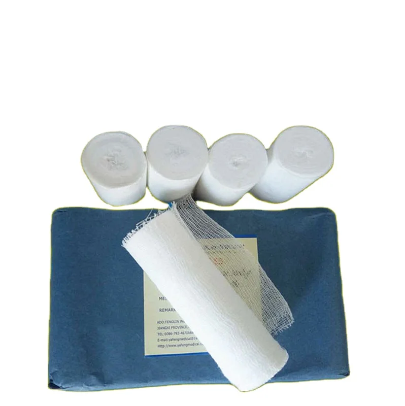 Medical disposable supplies High quality cotton gauze bandage with CE & ISO