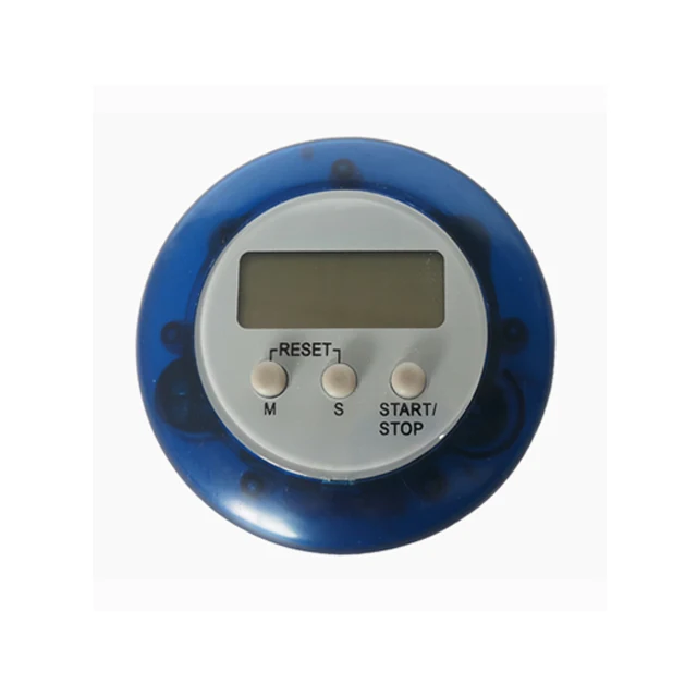 Creative Design Round LCD Display Digital Timer Electrical Kitchen Alarm Timer