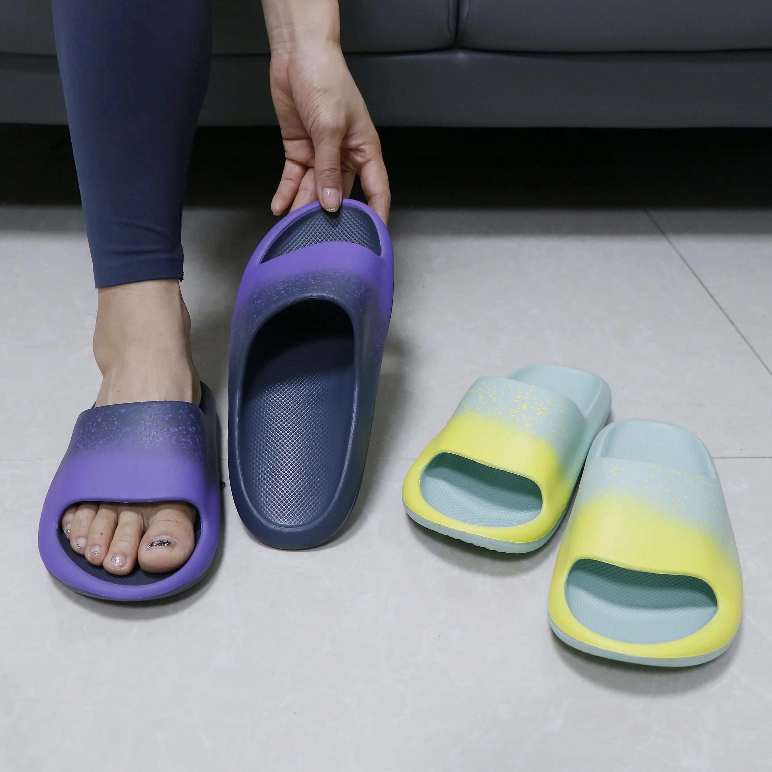 Wholesale EVA Unisex Beach Outdoor Indoor Soft Bottom Slipper