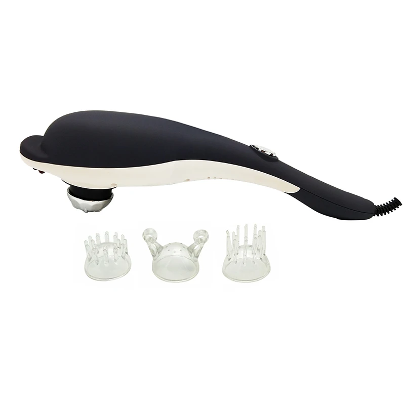 
New corded/ cordless electric full body handheld percussion massager heat massage hammer with 5 massage head 