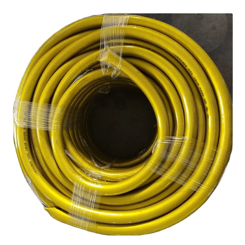 Flexible With Spray Gun Polyester Fiber Reinforced Hose PVC Garden Hose