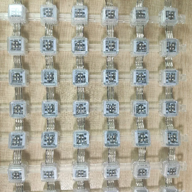 p40 p55 flexible building facade lighting led curtain outdoor soft led mesh display transparent