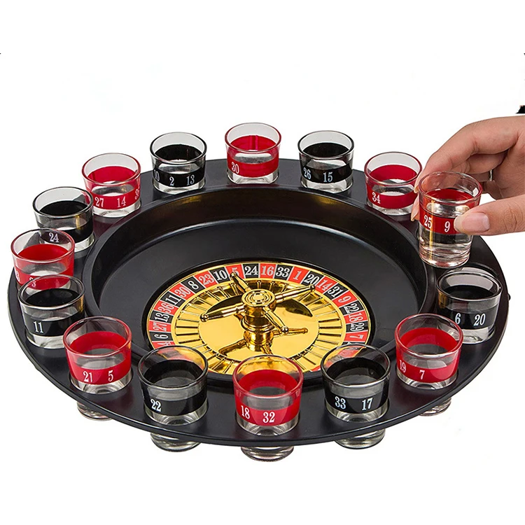 Roulette Drinking Set Ruleta De Shots Fairly Novelties Shot Glass Drinking Game for Adults