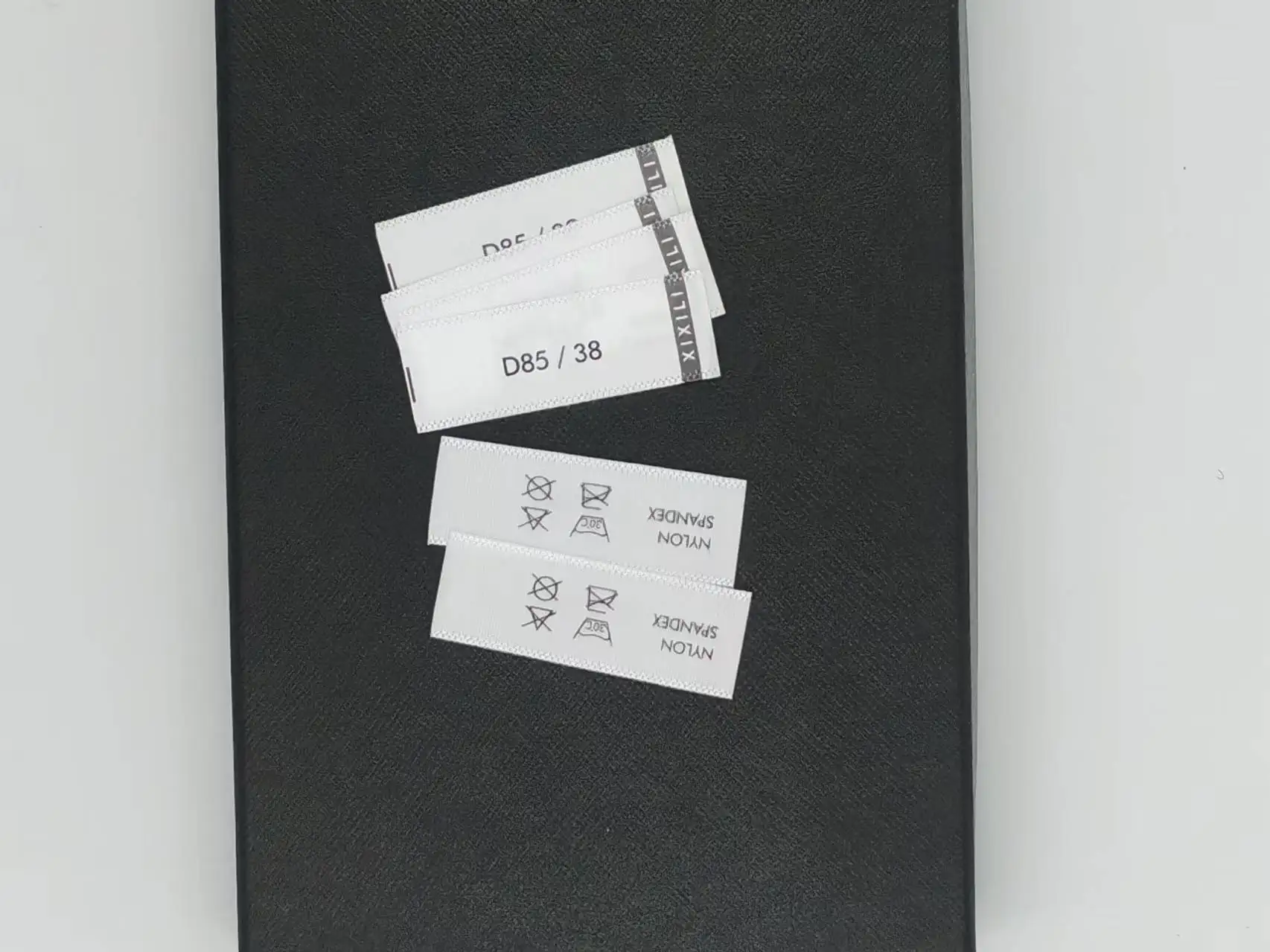 Customise Woven Labels Cloth Woven Label Printing Machine for Clothing Shoes & Bags Custom Brand Logo