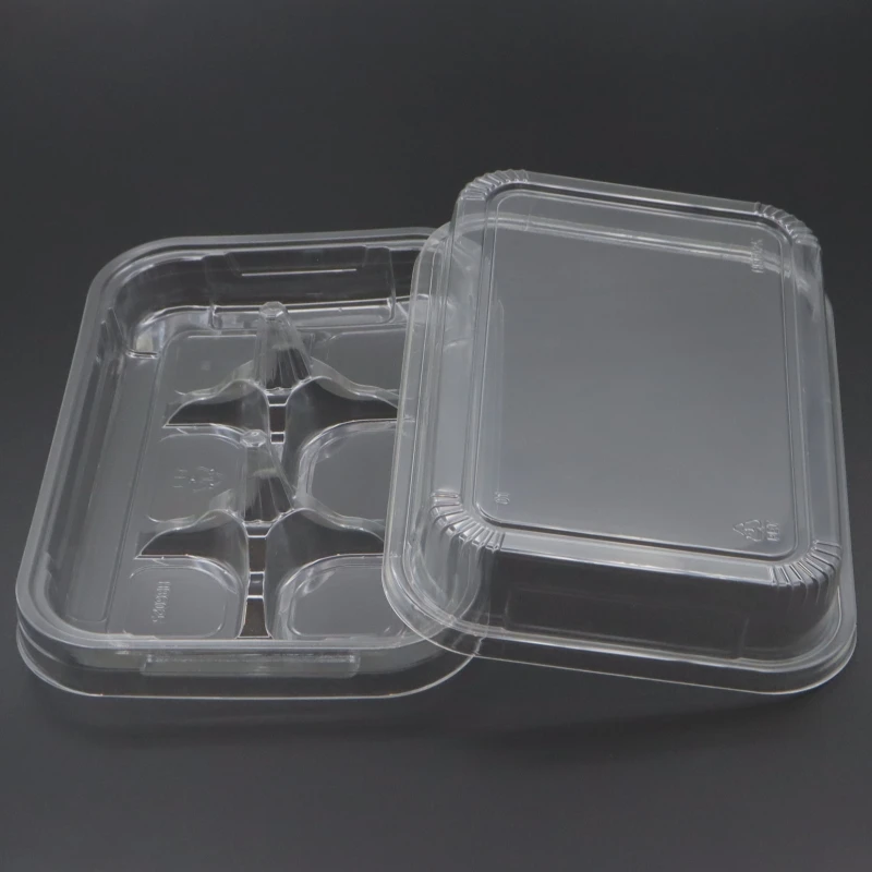 macaron baking blueberry containers fruit packing transparent blister fold plastic compact cherry box