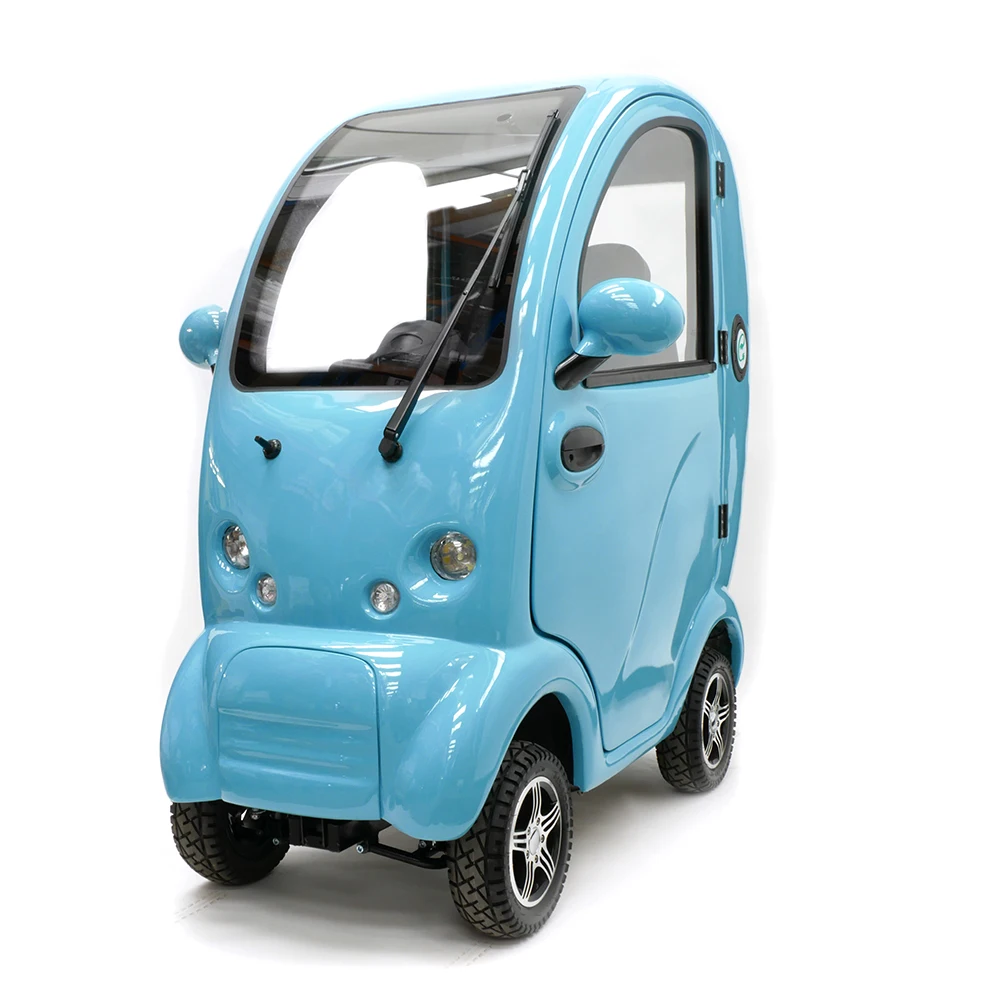 RuiDi X9 Hot sale Closed cabin scooter 4 Wheel 1400W Custom color All weather Electric cabin scooter with seat