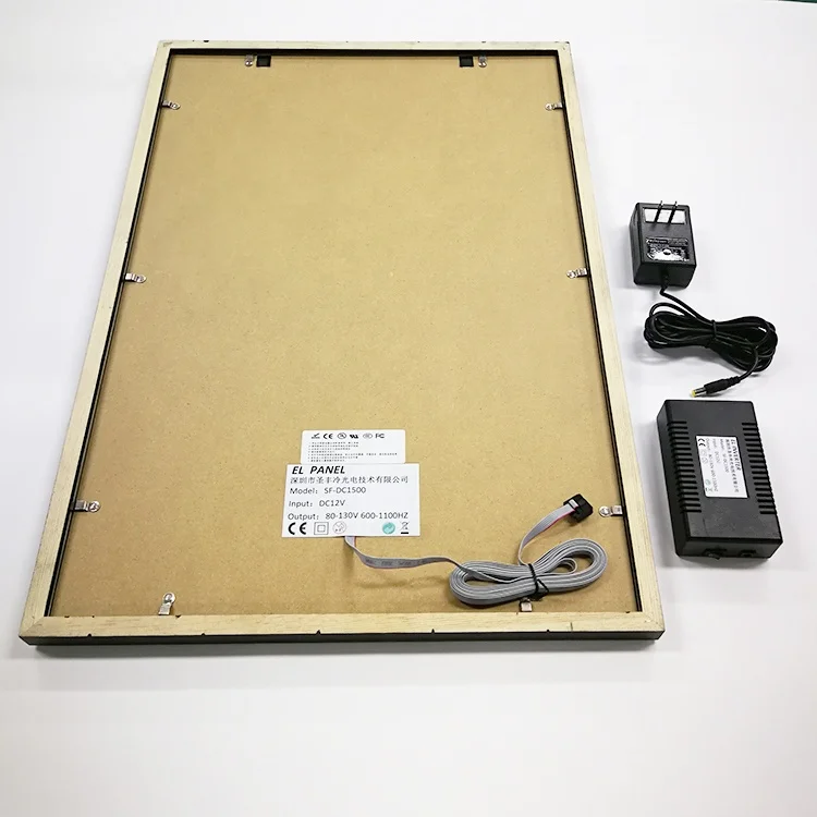 paper thin Electroluminescence advertisement promotional poster for product display