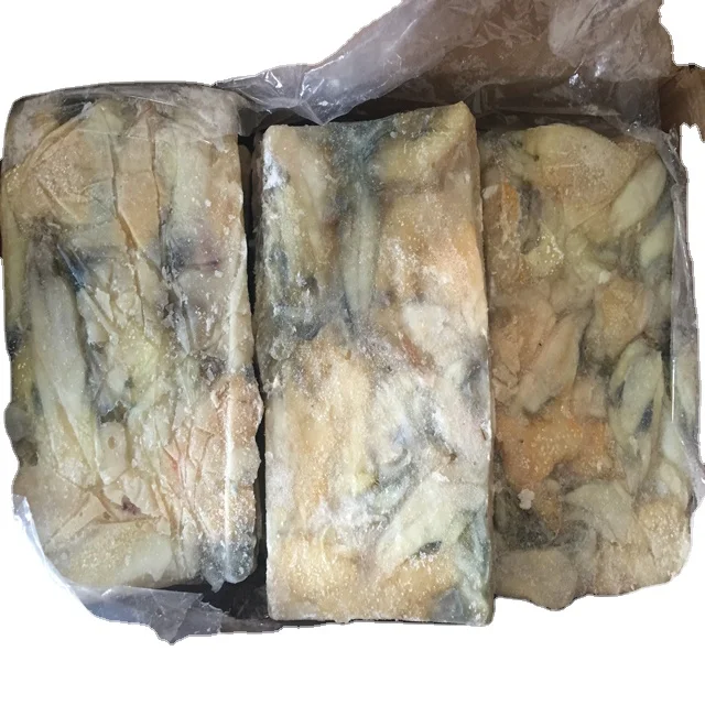 frozen wholesale argentinus illex squid roe white part raw material block in stock