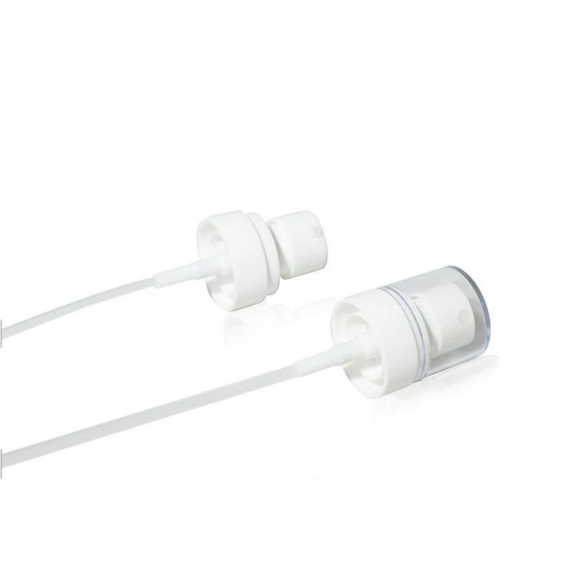 30ml 50ml 80ml 100ml 120ml White cylinder Plastic Spray Bottle with transparent cover