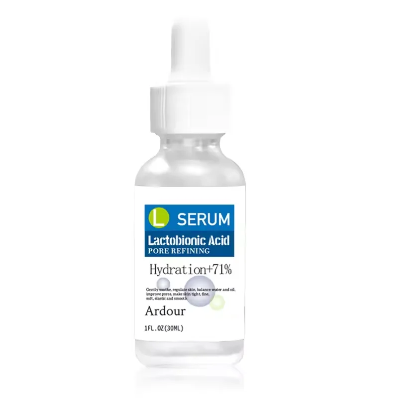 Shrink Pore Essence Facial Repair Moisturizing Fruit Acid Ceramide Skin Care Products Lactobionic Acid Serum