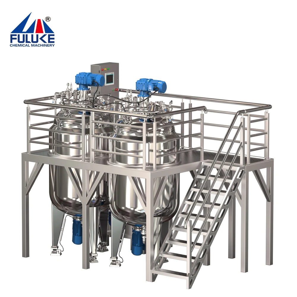 Fuluke Factory Price Liquid Mixer for Chemical Products 5000 l Stainless Steel Mixing Equipment