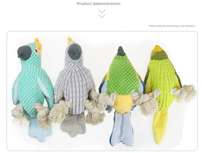 Pet Chew Toys Bird Dog Toy Cotton Rope Chewing Toy For Dogs