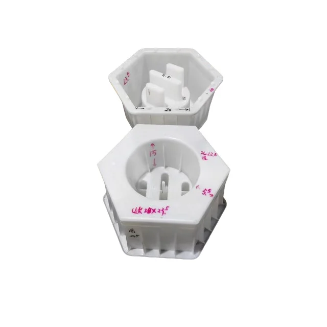 Expressway Hexagonal Slope Protection Plastic Mould Sole plate Cushion Block Concrete Interlock Slope Protection Block Molds