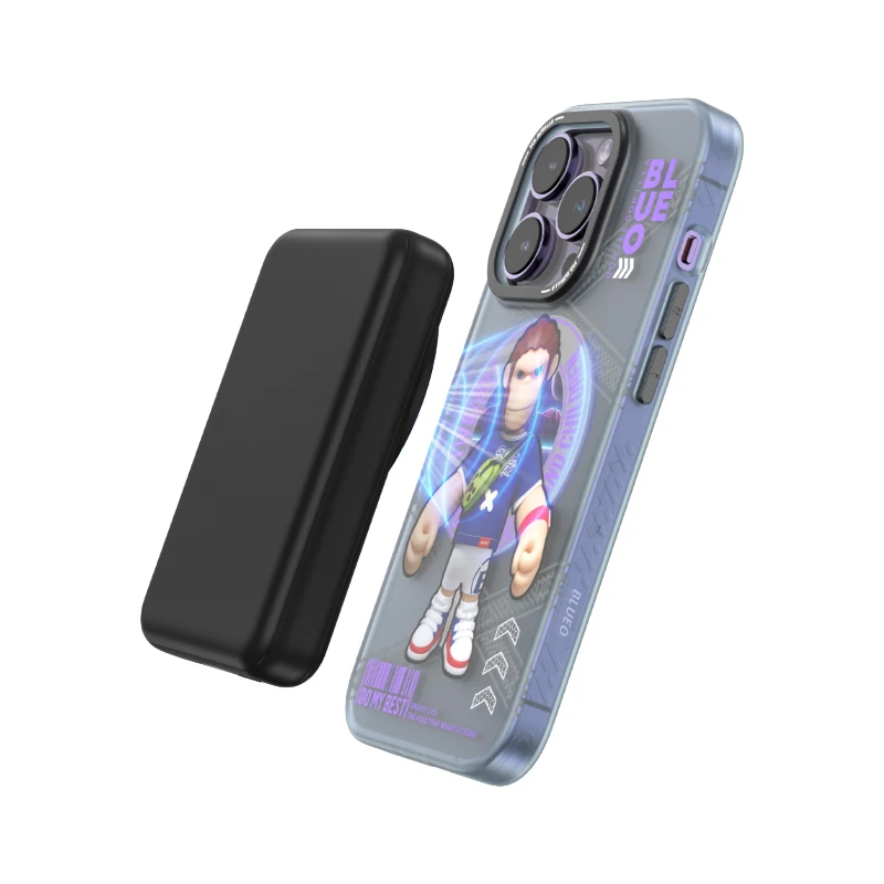 Blueo Dorjee Gorilla IMD Double-sided frosted Magnetic Mobile Phone  Case Cover For iPhone 14 Pro Max