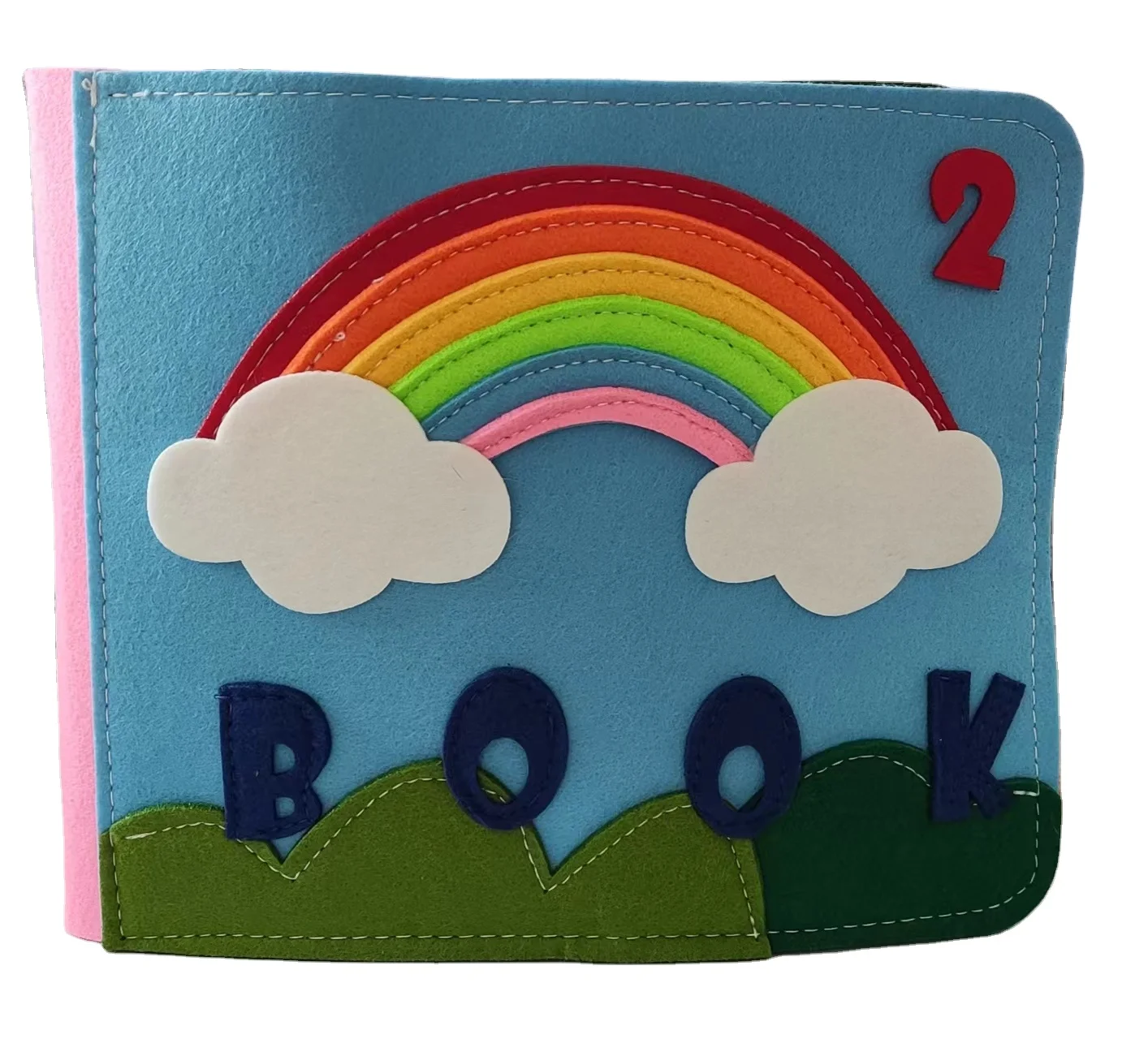 Профессиональная обучающая ткань Монтессори для дошкольных цифр раннего развития детская игрушка малышей войлочная книга с