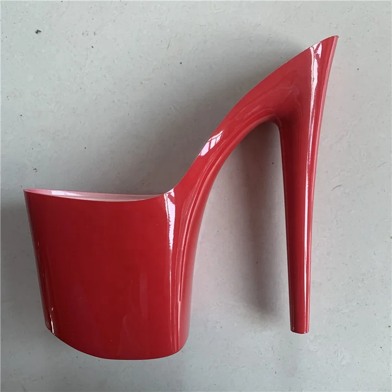8 inch- 20cm super high heel sole  PC material  Transparent and clear sole