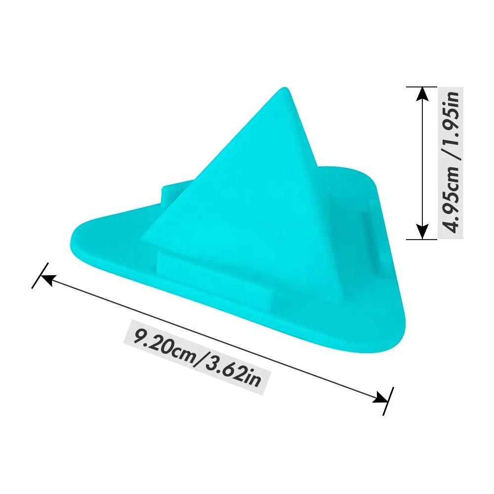 Multi-functional Mobile Phone Stand Silicone Pyramid Desktop multi-angle Smartphone Stand Desk Tablet Holder