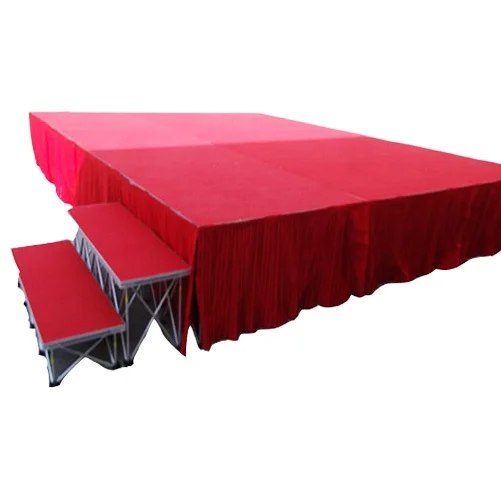 Hot Selling no slip platform smart riser stage Light Weight Banquet aluminum stage