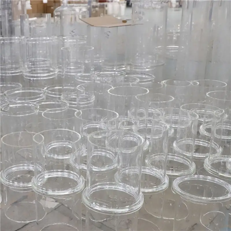 Прозрачный камин 1 дюйм диаметр Pyrex труба из боросиликатного стекла