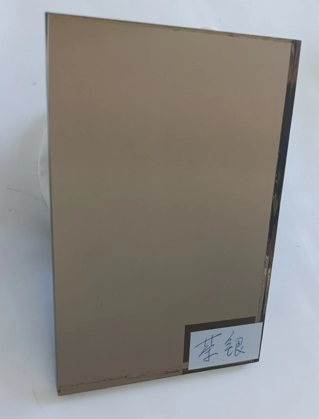 3mm 4mm 5mm 6mm Tinted Mirror pink Gray Black Purple Green Dark Blue Bronze Custom Float Silver with Beveled Edge