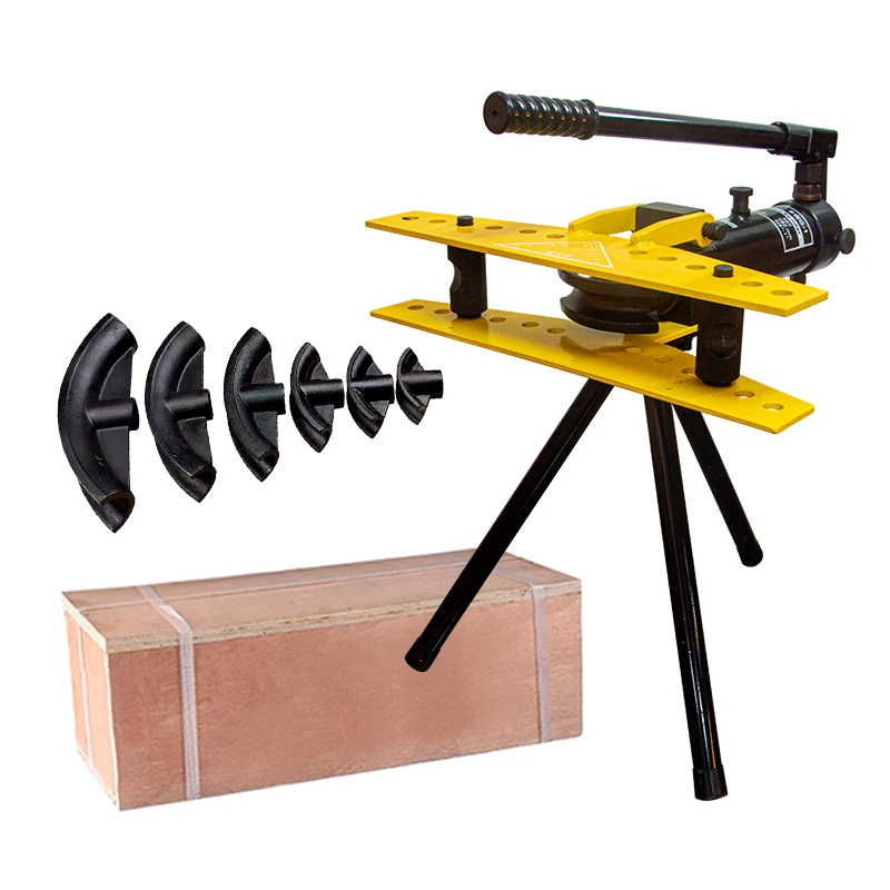 Manual hydraulic pipe bender SWG-1S steel pipe stainless steel bending 90 degrees keel support beam steel pipe bending