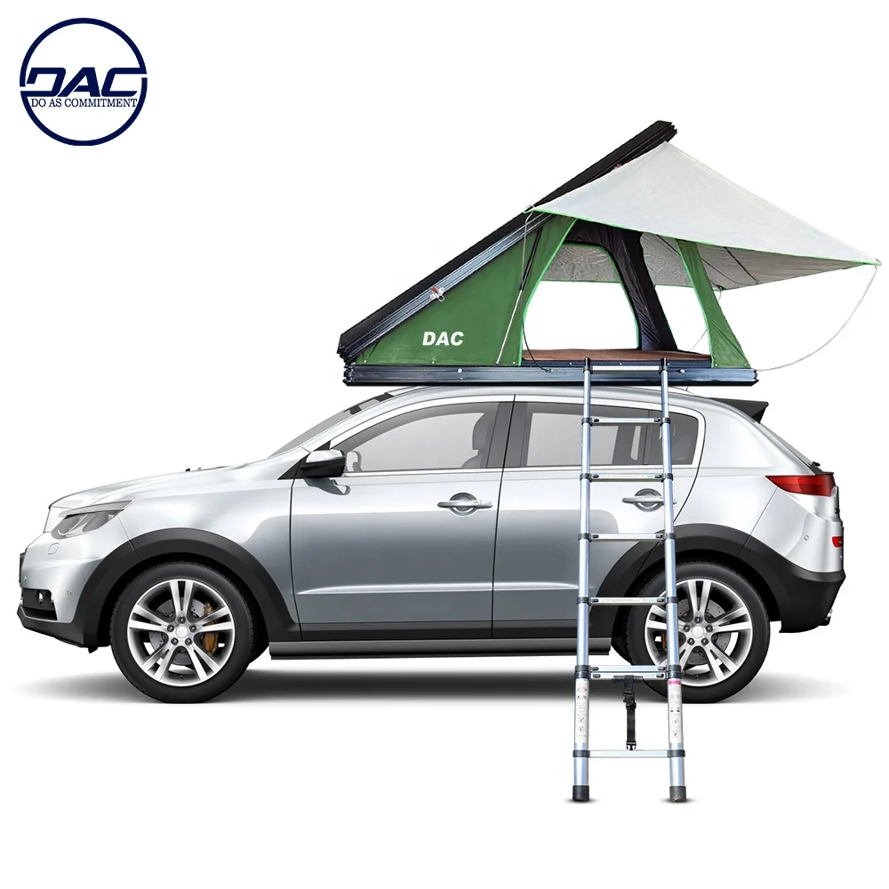 New style 2-4 Person Waterproof 4wd Car Camping Aluminium Hard Shell Roof Top Tent Fast Open