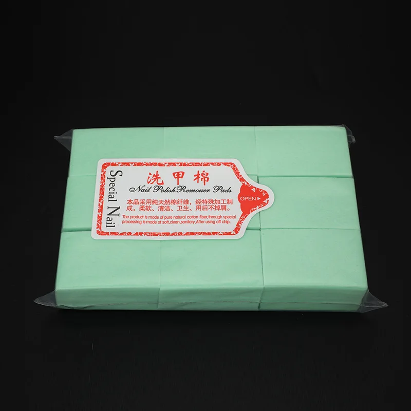 540 Pcs Disposable Nail Wipes Nail Polish Remover Lint Free Cotton Soft Pads for Acrylic Gel Nail Art Finger Toenail Care