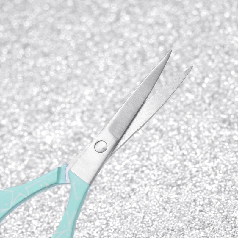 Wholesales Comfort Handle Stainless Steel Eyebrow Scissor Small Sharp Pointed Tip Grooming Scissors Nail Scissor