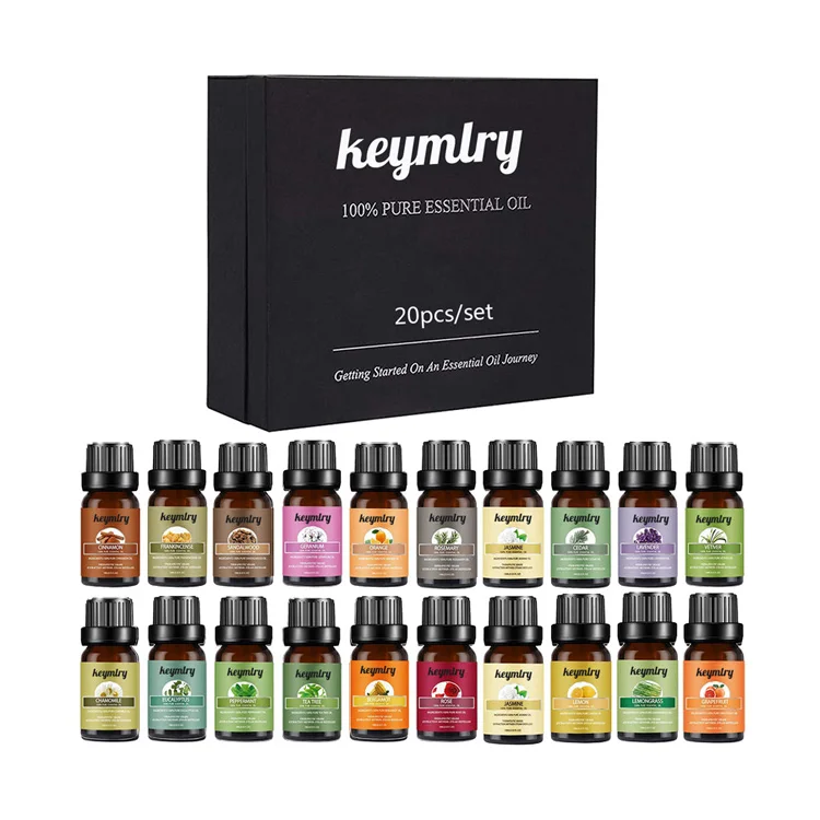 
Wholesale private label 100% Pure Massage Body Aromatherapy Essentials Oil Set 