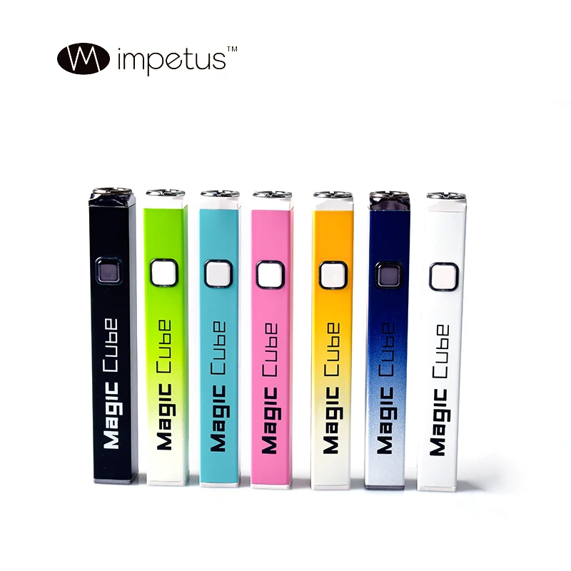 OEM wholesale 510 Thread 400mAh battery Starter Kit CBD Oil Rectangular shape Vape Battery
