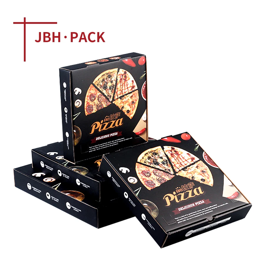Customization Cheap Cuboid Color Printed As Design Paper Pizza Box