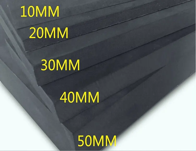 Black eva foam sheet packaging material
