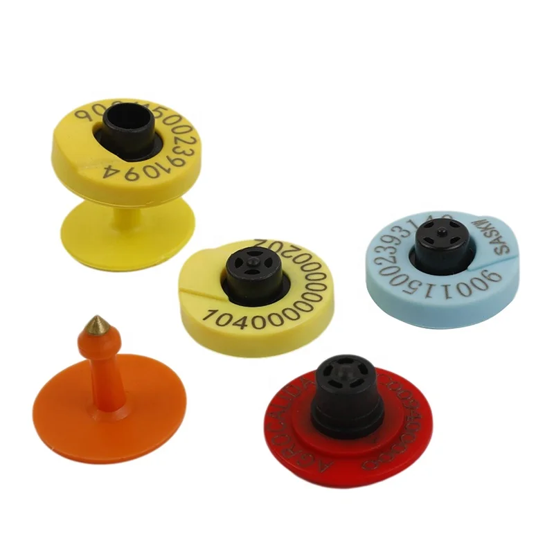 Fdx-B 134.2Khz Uhf Long Range Rfid Eartag Animal tracking Tpu Earring Label Cattle Pig Sheep Rabbit Cow Reflective Ear Tag