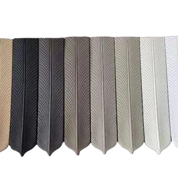 Fast Construction Super Lightweight Easy Transportation Polyurethane Pu Stone Veneer Cultural feathers Stone Panel