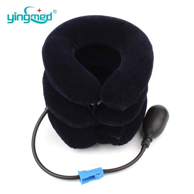 Medical Support Inflatable Neck Traction Pillow Pain Relief Neck Stretcher Cervical Traction Device