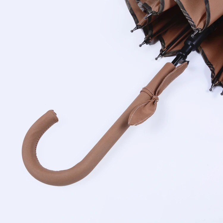 Korea umbrella Fashionable auto open umbrella fancy handle for ladies