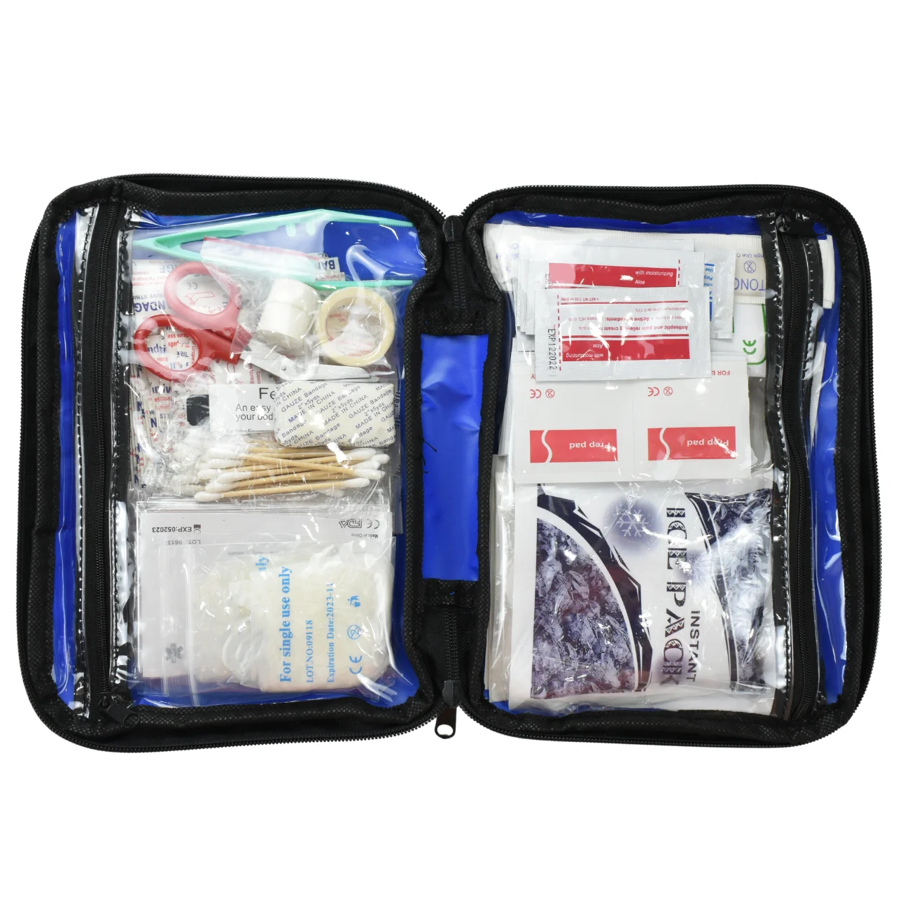 Anthrive 2024 Hot Sale Factory Stock 290 Pieces All-Purpose Medical Bag Emergency First Aid Kit for Home Work and Travel