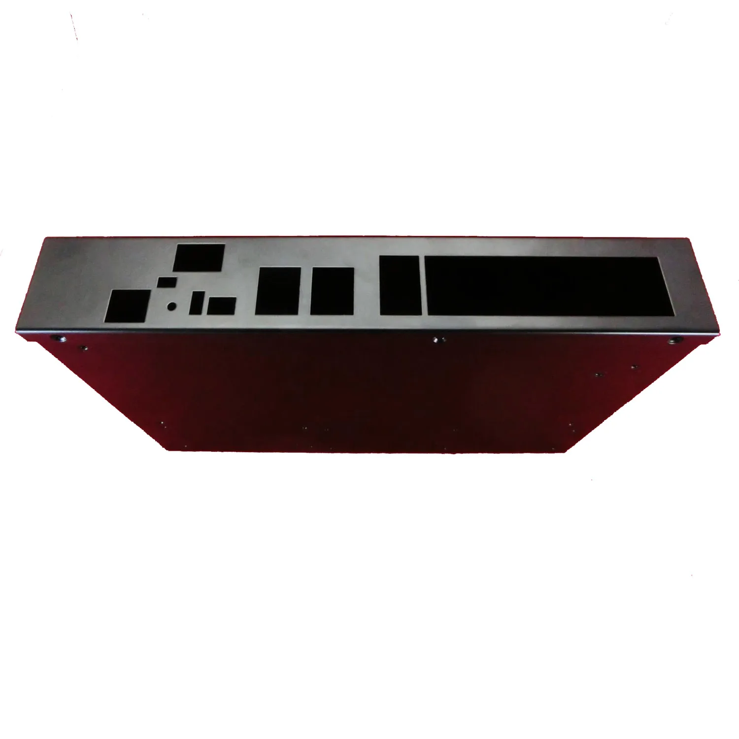 ISO certificated factory black powder coating SPCC steel sheet metal stamping  process fabrication electronic enclosure case