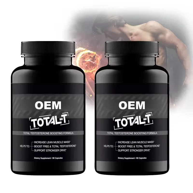 OEM Factory Supply Advanced Free and Total Testoo sterone Booster for Men 120 Tablets capsules