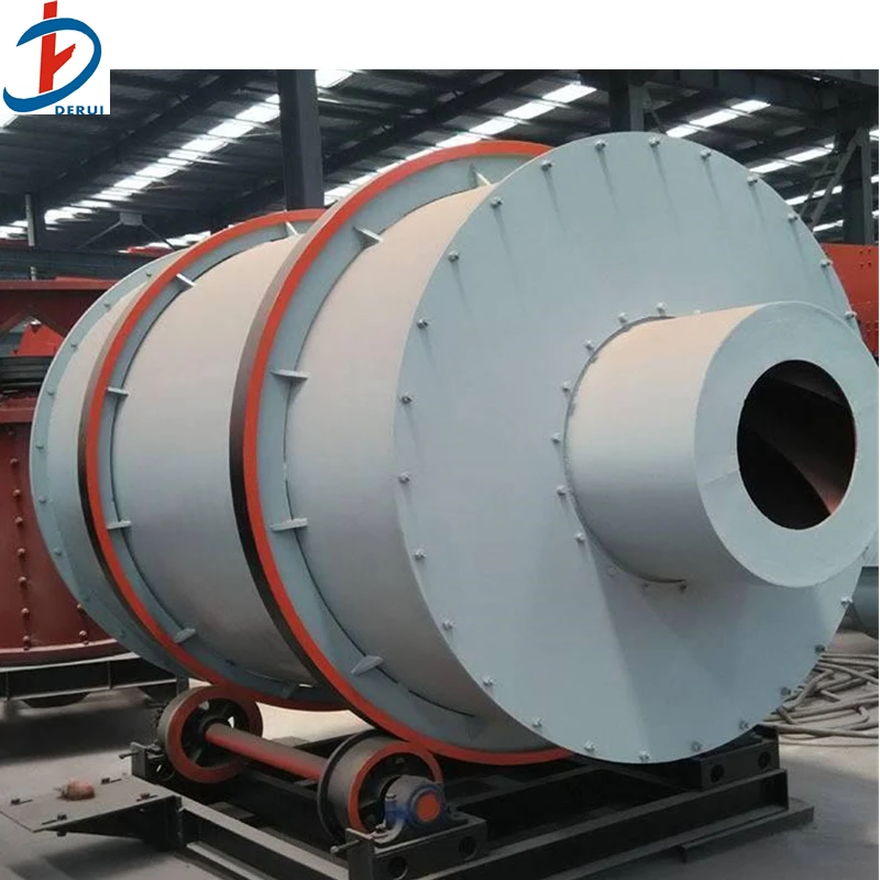 diesel rotary cylinder dryer quartz sand rotating dryer industrial three drum dryer for sand