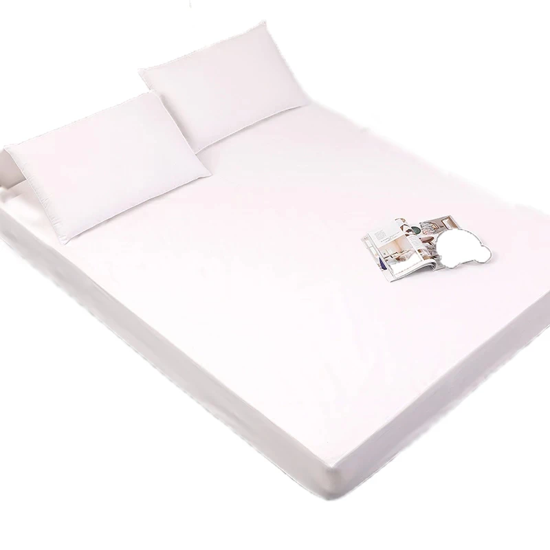 Водонепроницаемое покрывало для кровати пылезащитный противообрастающий Матрас протектор шлифовальный дышащий покрывало на матрас для кровати защита 160x200 см