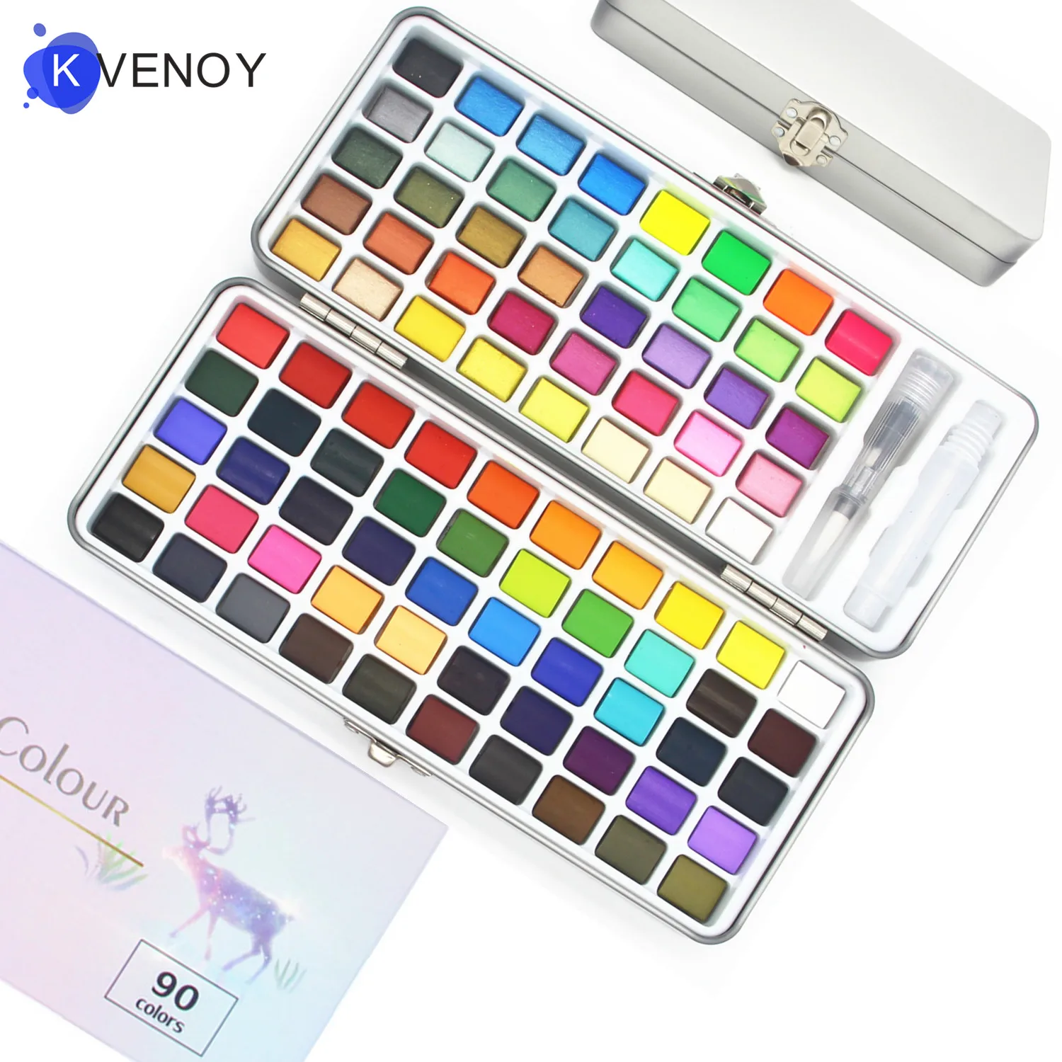 Набор акварельных 128 неоновых цветов, 50 72, 90 100